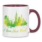 Cup I Love New York | USA City Trip Skyline Silhouette NY City