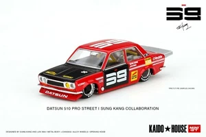 Mini GT 1:64 Kaido House Datsun 510 Pro Street SK510 Red Model KHMG003-3G - Picture 1 of 5