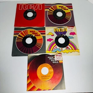 Ronnie Milsap 45 Singles Record Set Of 5 Happy Birthday Baby Lost In The Fifties - Picture 1 of 24