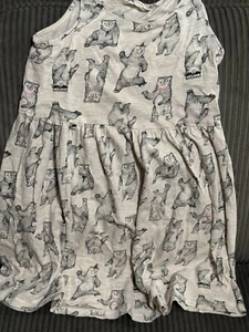 Vintage H&M Party Bears Tank Dress 8-10y - Picture 1 of 3