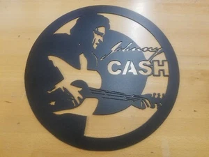 Johnny CASH Metall Wandkunst Plasma geschnitten Wohnkultur Geschenkidee - Bild 1 von 1