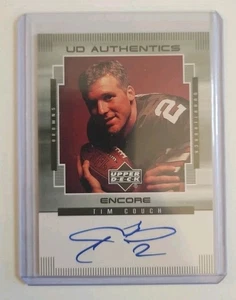 1999 Upper Deck Encore Tim Couch UD Authentics Autograph UD Authentics RC Auto - Picture 1 of 2