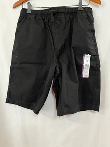 New Wonder Nation Boy Pull on Shorts Black woven School Comfort Many sizes - Picture 1 of 6
