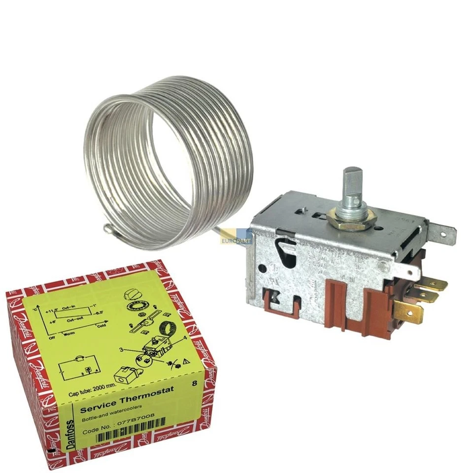 Termostato Regolatore Frigorifero Danfoss Nr.8 077B7008 Come Ranco VC110 Varifix - Immagine 1 di 1