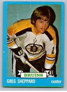 1973-74 Topps Hockey Set-Break #8 Greg Sheppard Bruins *WSC* - Picture 1 of 2