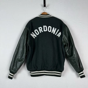 DeLong Varsity Coat Jacket Mens XL Nordonia Green Made In USA - Picture 1 of 15