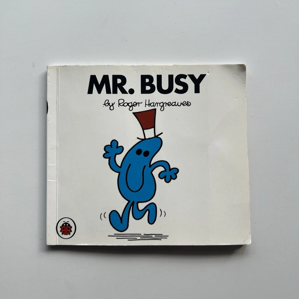 Mr Busy V38: Mr Men and Little Miss by Roger Hargreaves (English) Paperback Book - Image 1 of 3