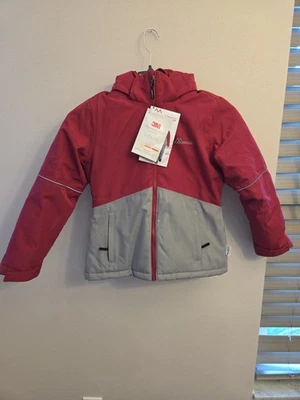 STORMPACK Sunice girls MAROON AND GRAY jacket size: 10 GIRLS 3M THINSULATE  - Image 1 of 4