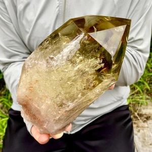 4,73 Pfund natürlicher Citrin Rückgrat Cluster Mineral Probe Quarz Kristall Heilung - Bild 1 von 12