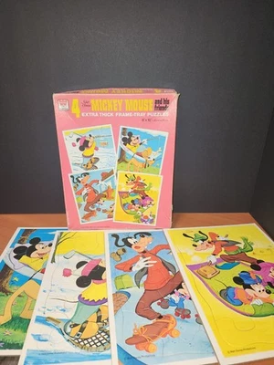 Rompecabezas bandeja marco extra grueso vintage de Mickey Mouse y sus amigos Foto 1 de 4