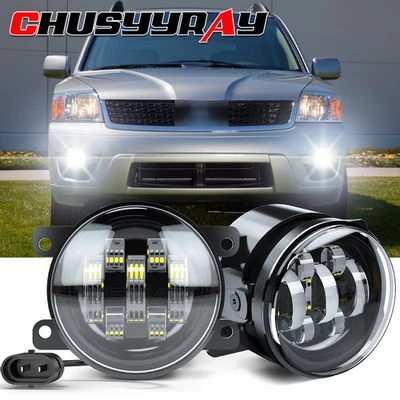 一对适用于三菱 ENDEAVOR 2006 - 2011 LED 雾灯前保险杠驾驶灯 — 第 1/4 张图片