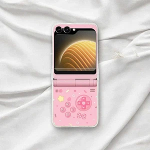 Cute Cartoon Clear Phone Case for Samsung Galaxy Z Flip 3/4/5/6 5G - Hard Crysta - Picture 1 of 1