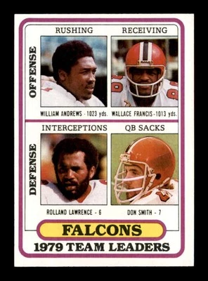 1980 Topps #411 William Andrews/Don Smith TL CL NM/NM+ X3449532 - Image 1 of 3