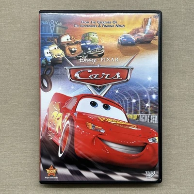 Disney Pixar Cars (1) (DVD 2006 WS) Animated Racing Tow Mater Lightning McQueen - Imagem 1 de 4