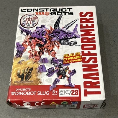 Hasbro Transformers Construct Bots Dinobot Slug A6458 28Pieces.  - Image 1 of 4