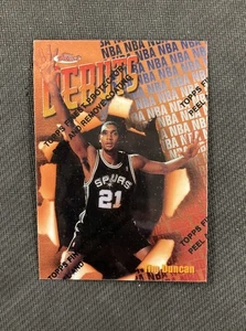 1997-98 Finest #101 Tim Duncan Rookie San Antonio Spurs - Picture 1 of 2