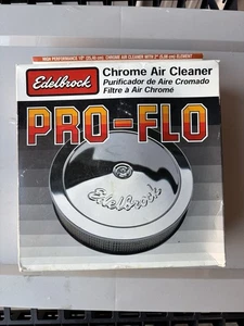 Edelbrock PRO-FLO Chrome Air Cleaner – NEW (10”) - Picture 1 of 3