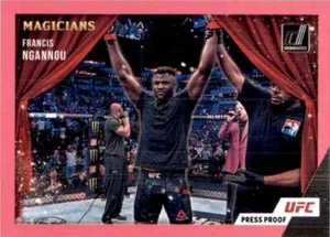 2022 Donruss Magicians Rosa UFC Prueba de Prensa FRANCIS NGANNOU #7 - Imagen 1 de 2