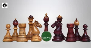 1951-1954 ČESKÁ KLUBOVKA Fide 4" ajedrez-angustia y boj teñido de caoba - Imagen 1 de 6