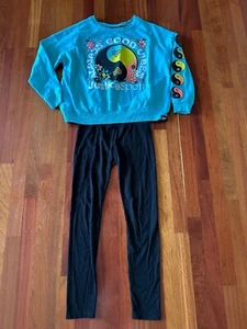Justice Girls Size 16/18 XL Two Piece Outfit/Set Sweatshirt & Leggings - Picture 1 of 14