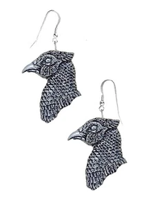 Pendientes B29 Cabeza de Faisán Peltre Inglés en 925 Gancho Gota Plata de Ley - Imagen 1 de 1