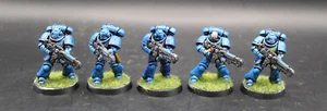 5x Ultramarines Hellblasters, Painted, ID#1789 - Picture 1 of 10