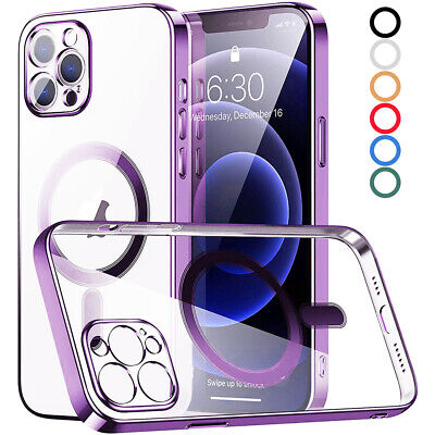 Mag Safe Magnetic Clear Slim Case For Apple IPhone 14 13 Pro Max 12 11 Pro Max • 4.29$
