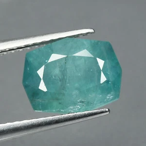 2.55 Ct 9 MM Rare Untreated Grandidierite Green Blue Natural Gemstone Madagascar - Picture 1 of 3