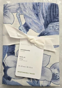 Pottery Barn Standard Nola Songbird 1-Sham 26" x 20" Blue Multicolor - Picture 1 of 2