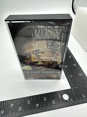 MUDDY WATERS “They Call Me” Cassette Tape Blues Holland Import Blue City Used - Image 1 of 4