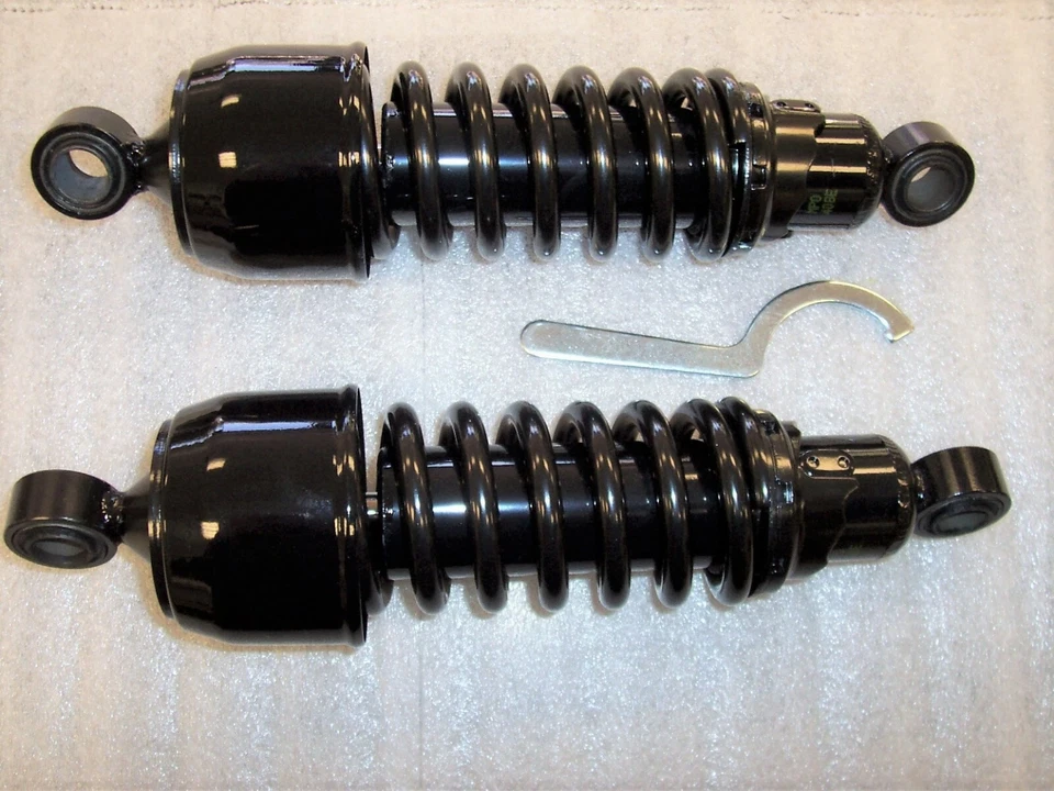 Honda VTX1300 Heavy Duty Black Short Bobber Shocks 10.5" - Image 1 of 1