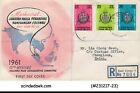 MALAYA 1961 13th Meeting Colombo Plan Consultative Committee 3V FDC REGISTERED