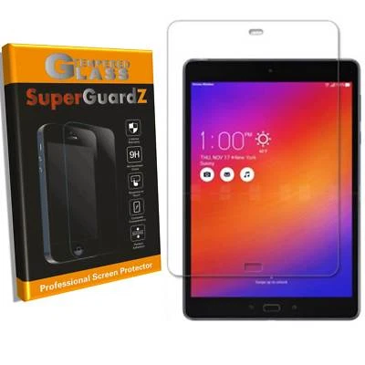 [2-PACK] Asus Zenpad Z10 SuperGuardZ® Tempered Glass Screen Protector Saver Case - Image 1 of 4