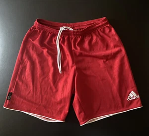 adidas climalite red white shorts athletic boys girls S - Picture 1 of 5