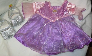 Build A Bear BABW Dress Disney Rapunzel Tangled Princess Dress And Heels Shoes - Picture 1 of 6