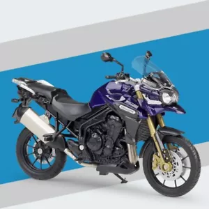 1:18 Welly Triumph Tiger Explorer Motorcycle Bike Model New in Box - Picture 1 of 5
