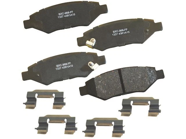 Комплект задних тормозных колодок Bendix 57632BXDG 2013 2011 2012 годов выпуска для Cadillac SRX 2010-2016 годов выпуска - Изображение 1 из 2