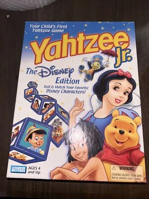 Yahtzee Jr. The DISNEY EDITION - Complete - Parker Brothers Great Condition - Image 1 of 4