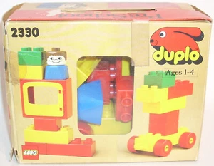 Vintage 1981 Lego Duplo Basic Building Set 2330 komplett mit Beilage & Katalog - Bild 1 von 8