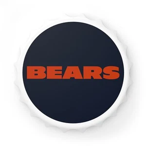 Chicago Bears Magnetic Bottle Opener - Great Gift for Sports Fans, Football - Picture 1 of 6