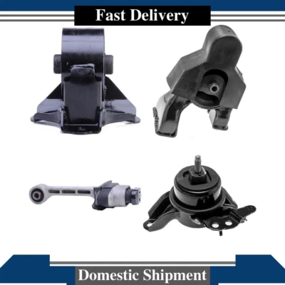 Комплект креплений двигателя трансмиссии 4 шт подходит для 2011-2014 HYUNDAI SONATA L4 2,4 л авто - Изображение 1 из 4