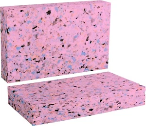 2 Pack Yoga Blocks High Density Foam Non Slip Support for Yoga & Pilates 30x20x5 - Picture 1 of 8