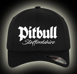 Pitbull Staff Hund Dogge - FLEXFIT CAP Basecap ORIGINAL - bestickt! - Bild 1 von 3