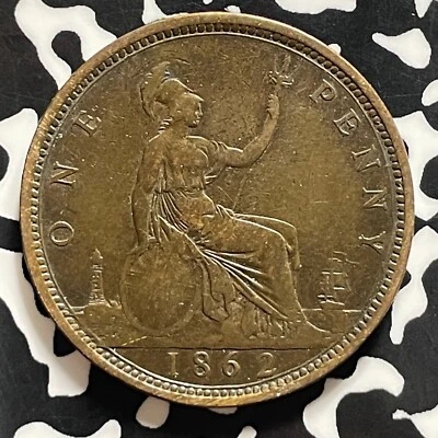 Lote de 1 centavo 1862 Grã-Bretanha #T4600 Bom! - Imagem 1 de 2