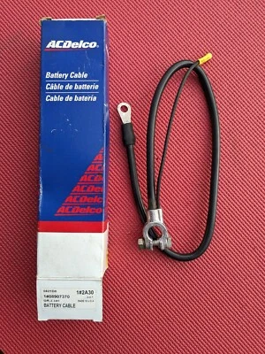 Cable de batería negativo Oldsmobile Cutlass 442 BB 1971 NUEVO DE STOCK. GM # 8907370. (Tarde) Foto 1 de 4