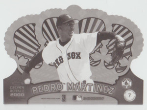 PEDRO MARTINEZ Red Sox 2000 Crown Royale PROOFS #7 Sweet Acetate Card SEE SCANS