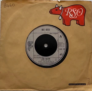 BEE GEES - JIVE TALKIN' b/w WIND OF CHANGE 7" SINGLE VGC 1975 RSO - Picture 1 of 1
