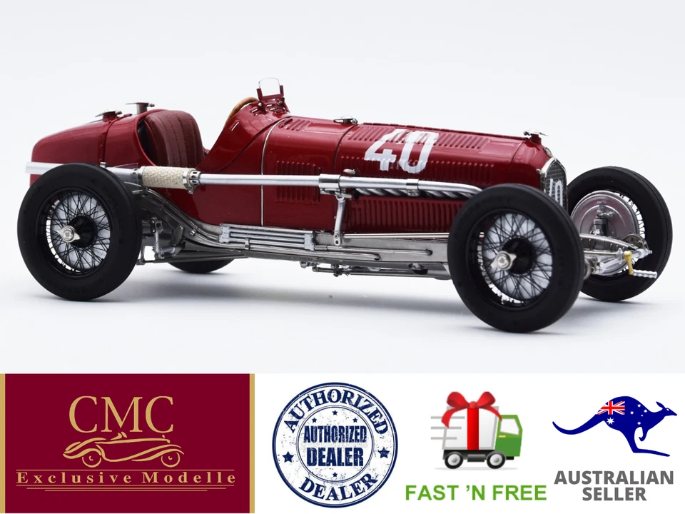 CMC M-228 Alfa Romeo P3 Fagioli, ganador GP Comminges 1933, #40, 1:18. LE 1.000 Foto 1 de 2