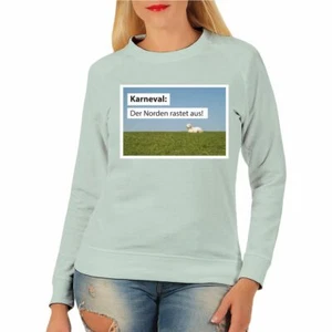 Suéter de mujer sudadera carnaval El norte descansa desde Hamburgo norte de Alemania - Imagen 1 de 4