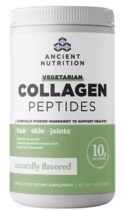 Ancient Nutrition Vegetarian COLLAGEN PEPTIDES 10 oz 28 Serv Natural hair skin - Picture 1 of 3